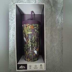 Hydrapeak Purple Jungle Print Tumbler